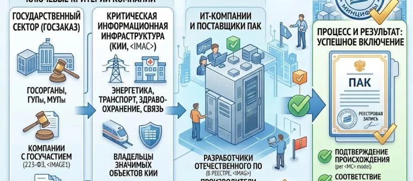 Какие компании обязаны включать ПАК в реестр в 2026 году: Нормативы и обязательства