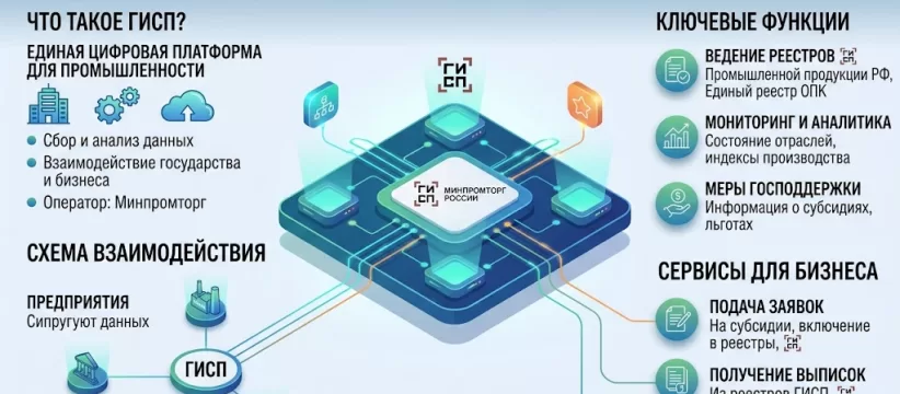 Роль ГИСП в 2026 году: что это за система и как работает реестр Минпромторга