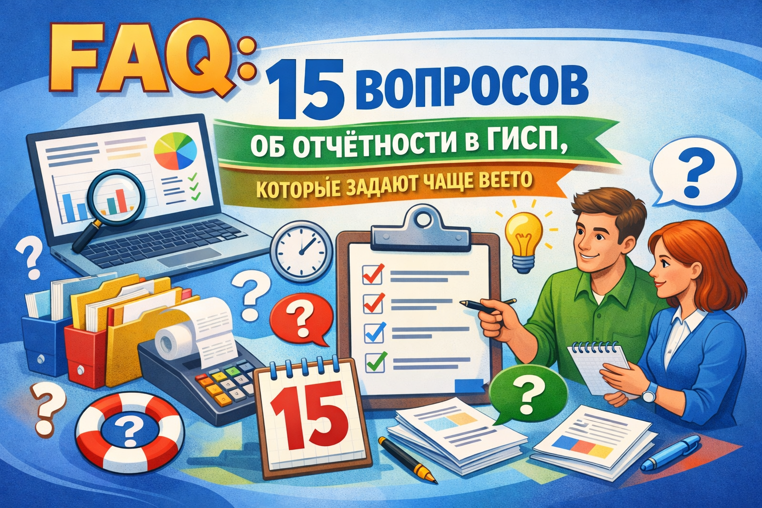 FAQ: 15 вопросов об отчётности в ГИСП, которые задают чаще всего