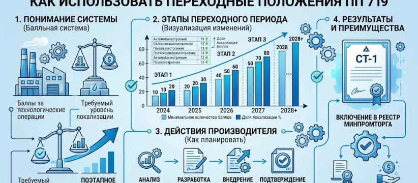 Переходные положения ПП РФ №719 в 2026 году: как их применять