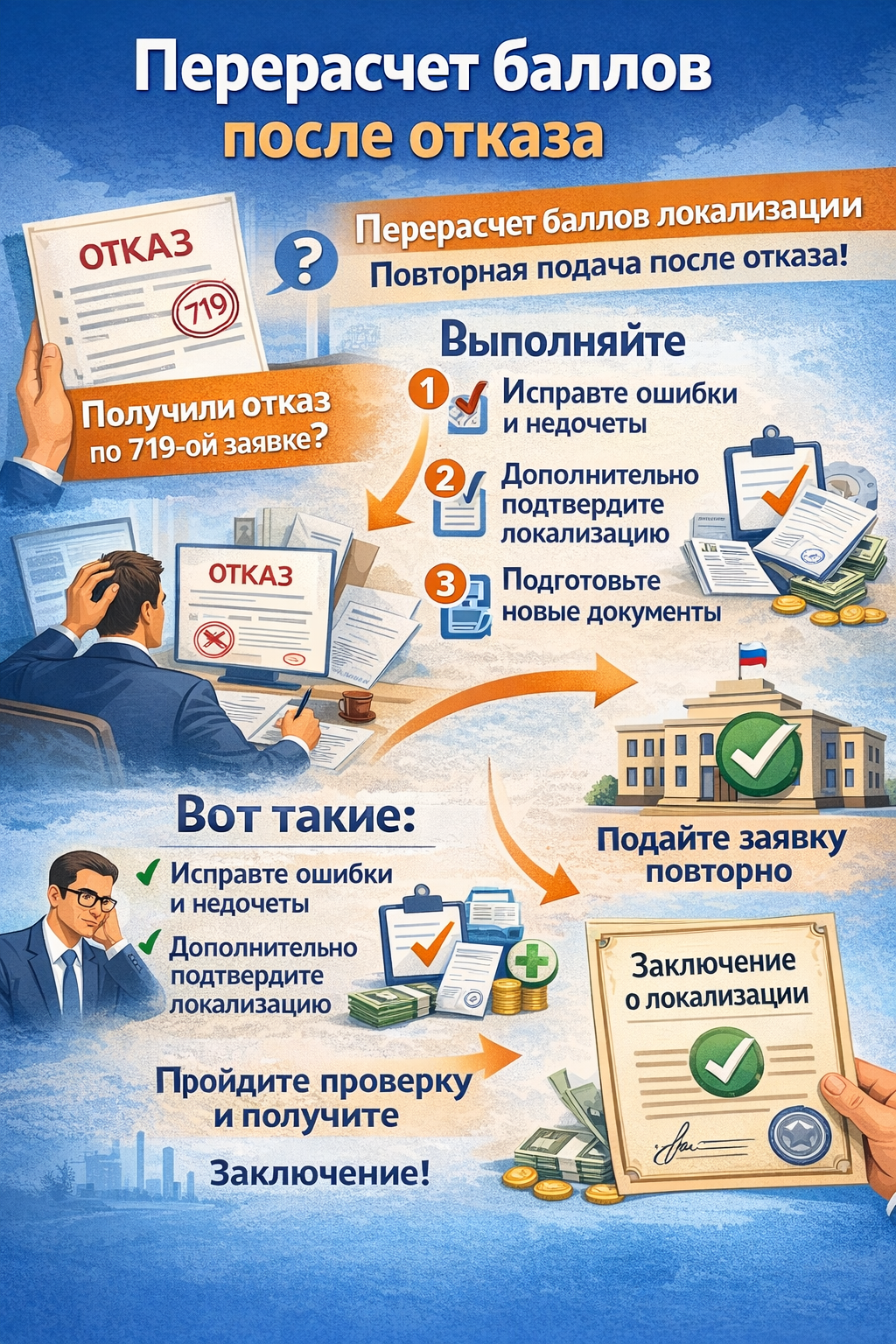 Перерасчет баллов локализации: как пройти комиссию после отказа