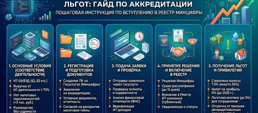 Требования к IT-компаниям для получения льгот: Гайд по аккредитации