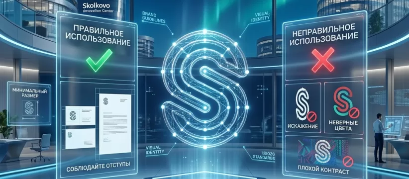 Логотип Сколково: правила использования участником проекта