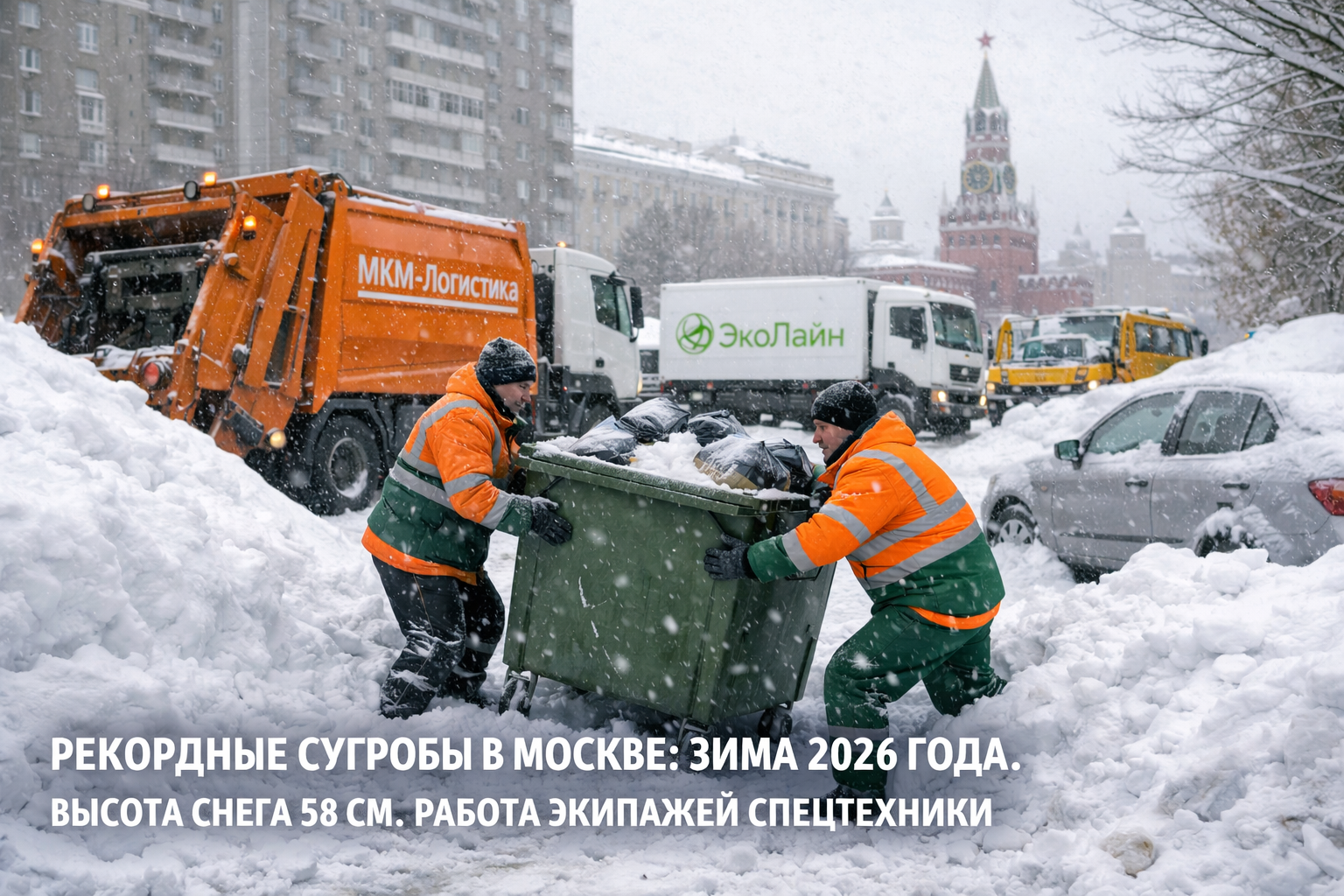 МКМ‑Логистика и ЭкоЛайн обновляют парк контейнеров ТКО